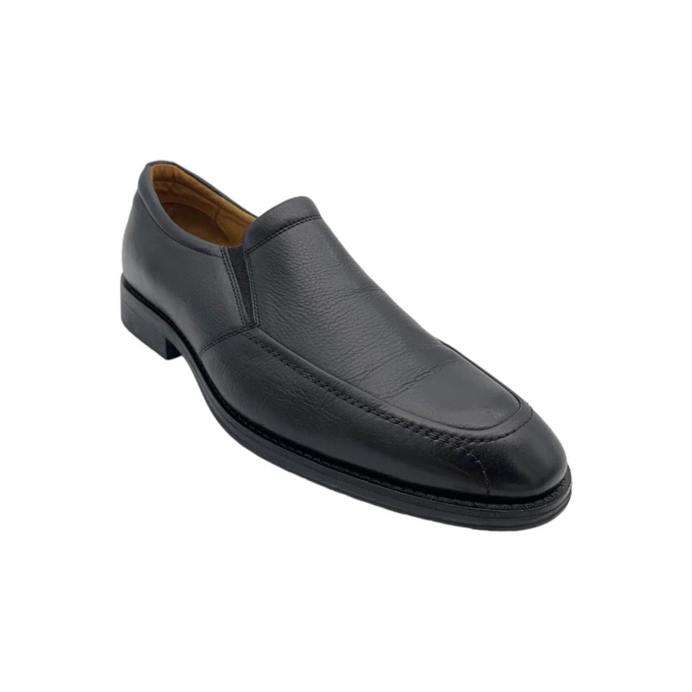Flag LTD. Men's Monroe Moc Slip-On Dress Shoes Black - Medium